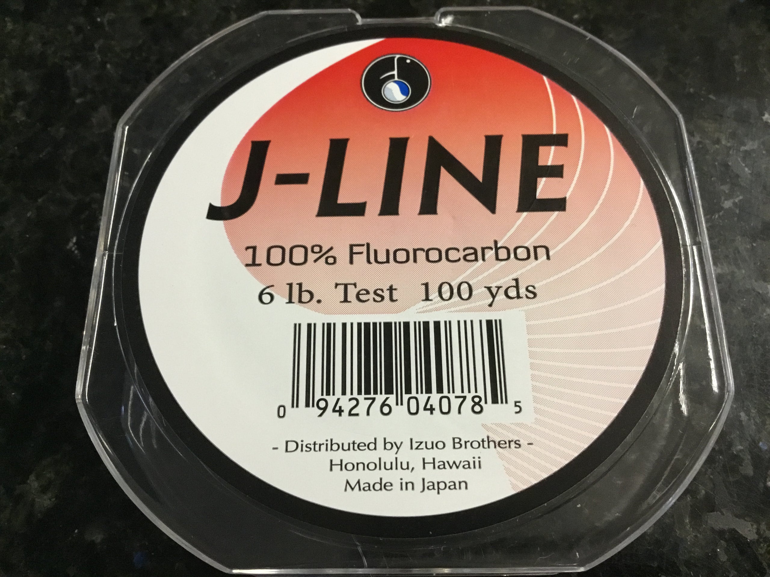 J-Line Fluorocarbon Leader 6lb / 100yds